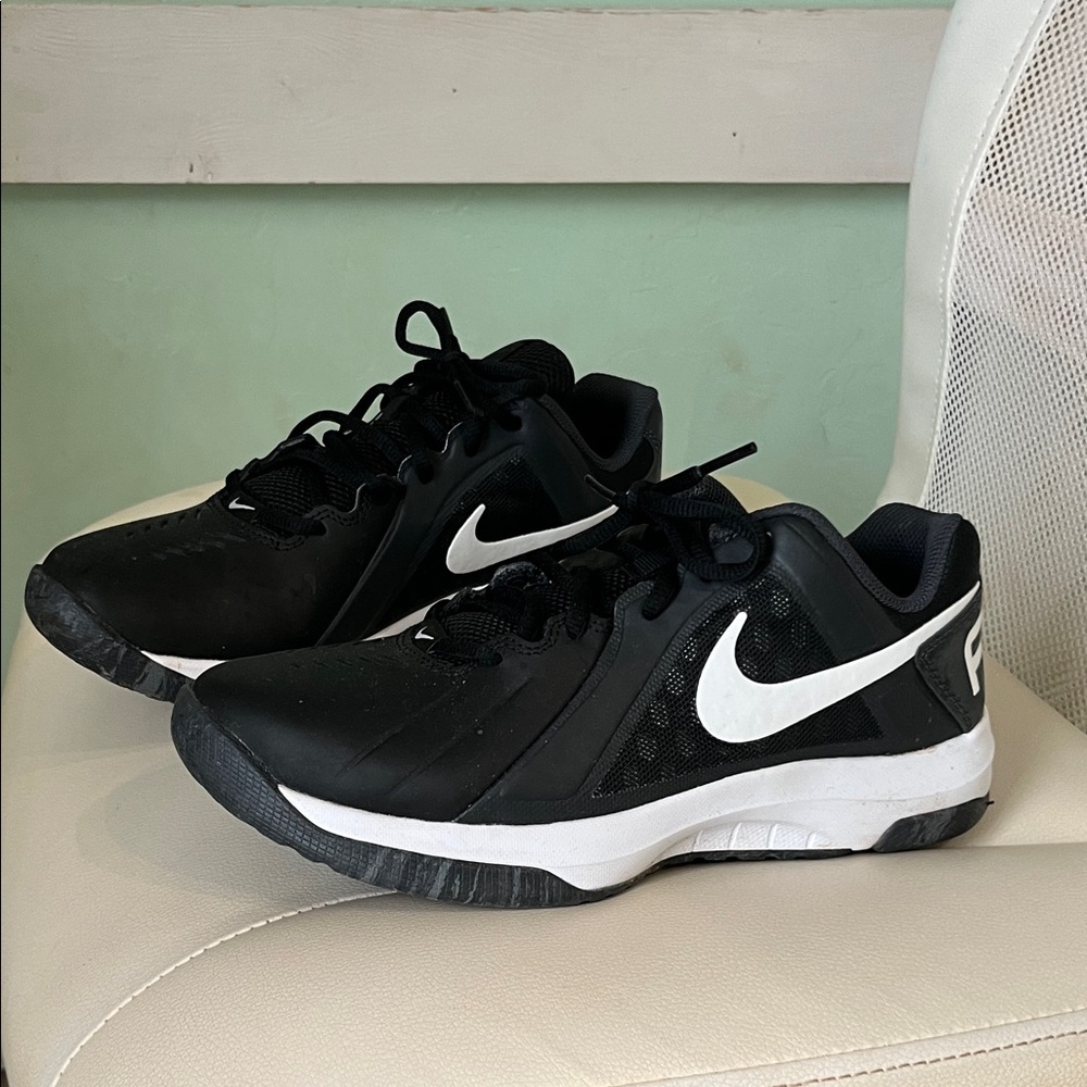 Black and White Athletic Shoes